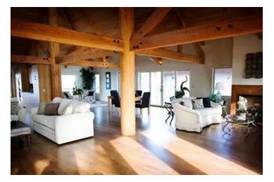 Zen living room photo