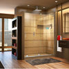 DreamLine Mirage-X 56-60"W Sliding Shower Door, Chrome; Right Wall Installation
