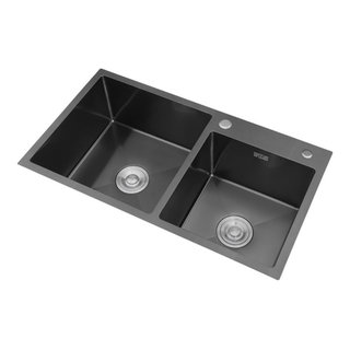 1/2 Radius 47 Workstation Drainboard Sink Offset Drain - 8