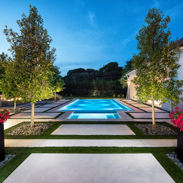 Bluffview Lap Pool + Cabana Addition