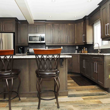 Maple Stain Shaker-Style Door- Earth tones