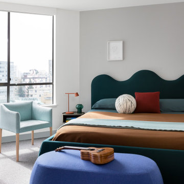 Colour Block Condo Reno in West End