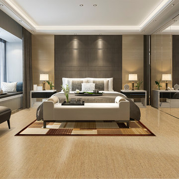 Bedroom Cork Flooring -Forna Berber 1/2" Cork Floating Flooring