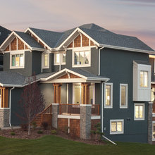 Craftsman Homes with Stucco Exterior