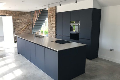 Photo of a contemporary kitchen in Cardiff.