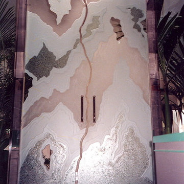Interior Glass Doors with Obscure Frosted Glass - Glacier