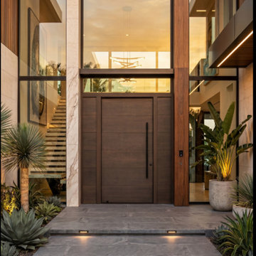 Modern Home With Pivot Door