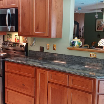 Traditional Kitchen Remodel Done in Rustic Cherry