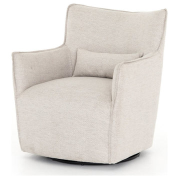 Zander Swivel Chair, Noble Platinum
