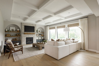 Inspiration for a living room remodel in Minneapolis