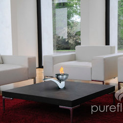 Pure Flame Pipe Tabletop Fireplace - Tabletop Fireplaces