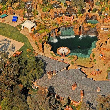 Naturalistic Pools with Grotto