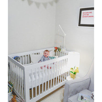 Man Cave to Nursery Transformation
