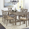 Dining Table in Distressed Mystic Gray