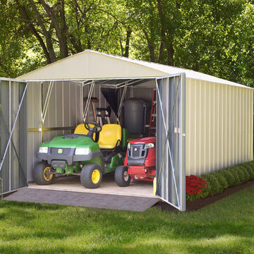 THE ARROW COMMANDER™ SERIES STEEL STORAGE SHEDS