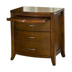 Modus Brighton 2 Drawer Nightstand in Cinnamon