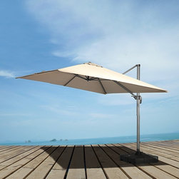 821035 - MODERN PATIO UMBRELLA W/ BASE - Patio Furniture And Outdoor Furniture