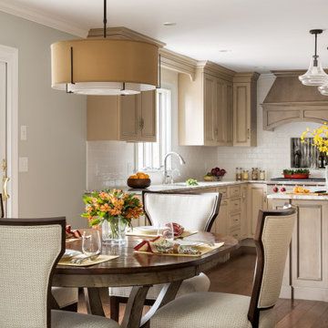 Butternut Traditional Painted Island Kitchen Remodel