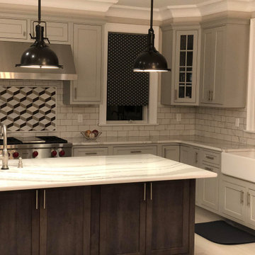Transitional Kitchen by Darren Press
