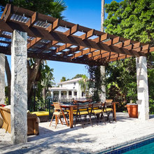 plexiglass pergola