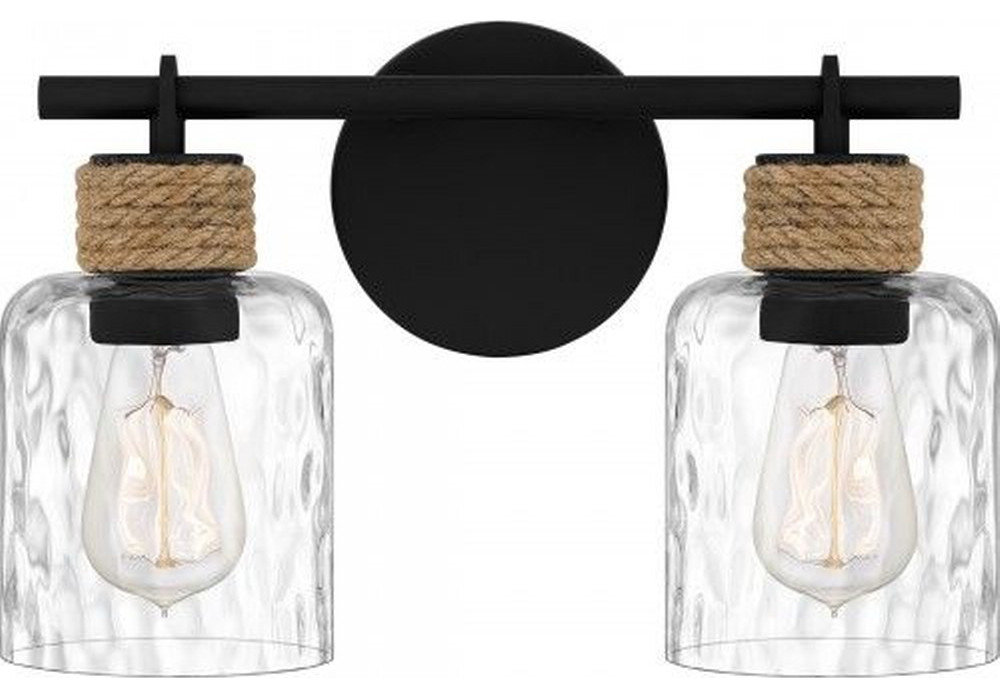 2 Light Vanity Light In Coastal Style-9.25 Inches Tall and 14.5 Inches ...