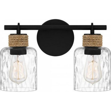 2 Light Vanity Light In Coastal Style-9.25 Inches Tall and 14.5 Inches Wide