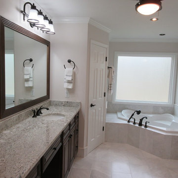 Elegant Marble Master Bathroom