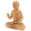 Novica Handmade Karana Mudra Buddha Wood Statuette