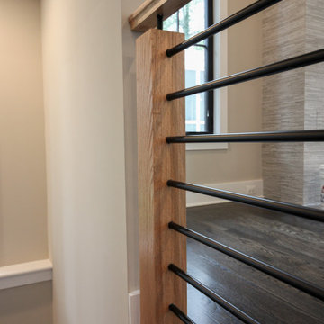 Project #69 | Contemporary Staircase with Horizontal Metal Rods