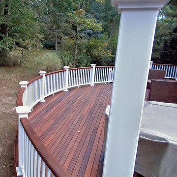 Berkeley Heights, NJ Ipe and Azek Deck