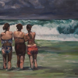 Wave Watching by Hiromi Andrew - Paintings