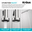 Bolden Commercial Pull-Down 1-Handle Kitchen Filter Faucet, 3-Function, MB