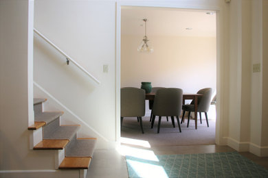 Large eclectic dining room photo in Seattle