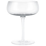 blomus - Belo Champagne Saucer Glasses, 7oz, Set of 4, Clear - blomus BELO Champagne Saucer Glasses - 7 Ounce - Set of 6 - Clear Glass are mouth blown by experienced artisans which makes every item an exquisite piece of uniquely crafted pleasure. Designed by Frederike Martens. Mouth blown glass may create subtle variances such as flow lines, small bubbles, and minimally different material thicknesses which let the color elegantly vary from piece to piece and add to the beauty and uniqueness of each hand-crafted piece. Complete your BELO sets with white wine glasses, red wine glasses, champagne flutes, champagne saucers, tumblers, water carafe and wine decanter.�Mix and match with colored BELO glassware for a striking presentation. 6.8 fluid ounces / 200ml. 5.5" x 4.3" / 14 x 11 cm. Rim is cut and polished. This item ships as a set of 6 champagne saucers. Dishwasher safe