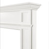 The Marshall Fireplace Mantel MDF White Paint