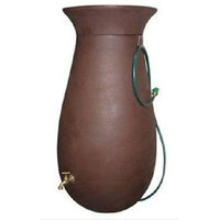 65-Gallon Dark Brown Rain Water Collection System