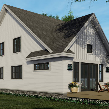 Wexford House Plan - Back/Side