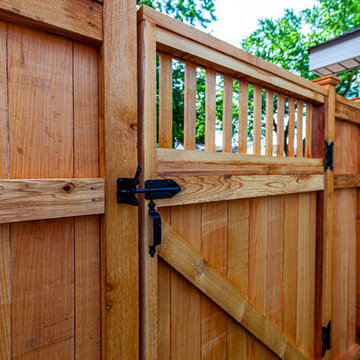 Project 3427-1 Outdoor Kitchen Pavilion + Covered Walkway + Garage + Landscaping