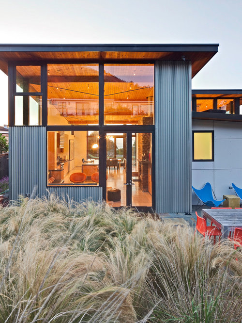Maritime Häuser mit Flachdach Ideen, Design & Bilder | Houzz