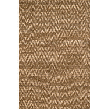 Loloi Istanbul Jute Rug, Natural and Gold, 5'x7'6"
