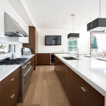 Manhattan Natural Wenge & Chelsea White High Gloss