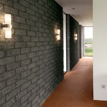 Dena 2 Wall Lamp, Brushed Aluminum Finish with Satin Shade