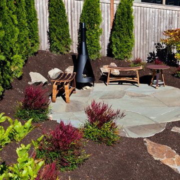 Cathie's Entry & Back Landscape