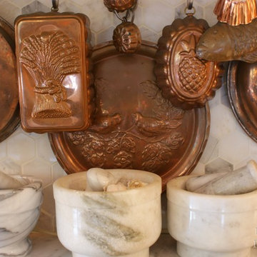 Intimate French Country Cottage Kitchen