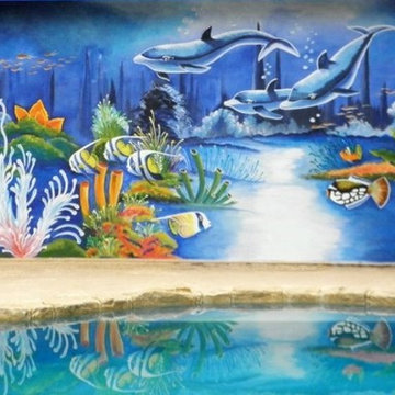 Dolphin Mural