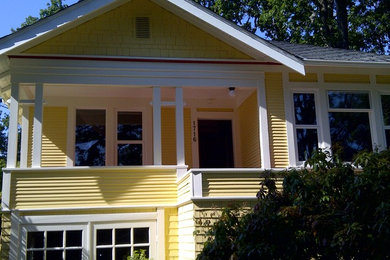 Farmhouse exterior home photo in Vancouver