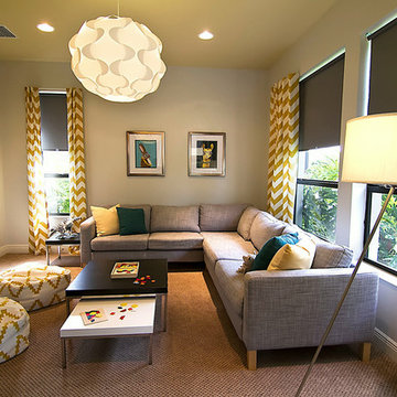 Come and Play! A mixed use room makes space for rest and play