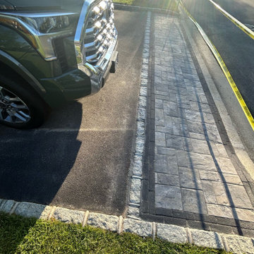Amity Harbor | Expanded Driveway With Nicolock Stone Ridge Pavers