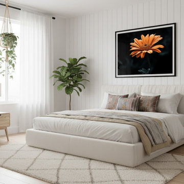Amber Embrace Boho Style Wall Art