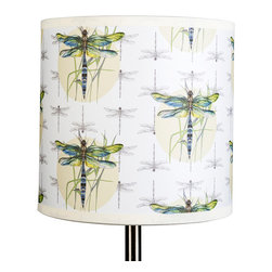 Dragonfly Small Drum Lampshade - Lampshades